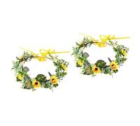 HAPINARY Cerchietto Per Da 2 Pezzi Con Ghirlanda Floreale Decorazione A Girasole Per Feste Copricapo Alla Moda