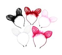 HAPINARY Cerchietto per Orecchie in Set 5 Accessori per Feste e Cosplay Decorazione Resistente e Versatile per Adulti e Ragazza