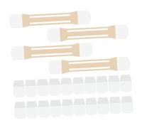 HAPINARY Cerotti per Sollevamento del Collo in Gomma Beige, 4 Pezzi, Nastri Lifting Antirughe per Donne, Riducono le Rughe del Collo e Rassodano la Pelle