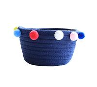 HAPINARY Cestino Portaoggetti Intrecciato in Corda Di Cotone Contenitore Portaoggetti Da Scrivania in Stile Nordico Adatto Per Chiavi Telefono E Articoli Vari