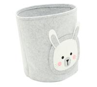 HAPINARY Cesto Portaoggetti Non Tessuto Pieghevole e Riciclabile, Contenitore Giochi e Porta Biancheria Sporca, la Casa, Dimensioni 35x37 Cm Motivo Coniglietto