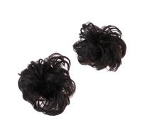 HAPINARY Chignon Finto Per Chioma Accessori Per Parrucca Chignon Chioma Sintetici Facile Da Usare Copricapo Creativo Per Donne E Ragazze Colore Marrone-nero