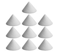 HAPINARY Chiodi di Supporto in Materiale Ceramico 10 Pezzi Refrattari Perni Conici Compatti Strumenti Resistenti per Cottura Ceramica per Forni di Terracotta per Artigianato Ceramico