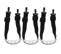 HAPINARY Cinturino per Mento del Casco da Cantiere Regolabile Elastico Clip di Sicurezza per Uso Esterno nei Cantieri 17.7X1.4X0.8 Pollici 3 Pezzi