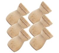 HAPINARY Ciondolo Diffusore Profumo in Legno Per Auto 6 Pezzi Ricaricabili Aromaterapia Chic e Creativo Bottiglia Sospesa Per Donne e Ragazze