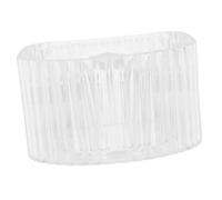 HAPINARY Ciotola Per Manicure Trasparente in Acrilico Resistente Per Rimozione Smalto Gel e Trattamenti Unghie Design Ergonomico Per Uso Professionale e Domestico