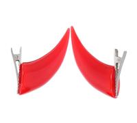 HAPINARY Clip per Halloween Corna Diavolo Rosse Forcine Piccole per Cosplay e Feste Tema Accessorio e Sicuro per Ragazze e Donne