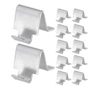 HAPINARY Clip per Ripiani da Cucina 20 Pezzi in Ferro Resistente, Supporti per Mensole Regolabili per Armadi e Librerie, Staffe per Mobili Attacco per Carichi Pesanti