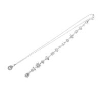HAPINARY Collana Ciondolo in Cristallo Argento Elegante per Matrimonio | Regalo Decorativo, Stile Fashion Unico, per Laurea e Nozze, Pensata per Amico o Persona Cara