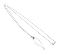 HAPINARY Collana Mini Bottiglia Vetro Trasparente con Catena Porta Pozioni e Messaggi Vaso Decorativo Fiala per DIY e Souvenir Viaggio