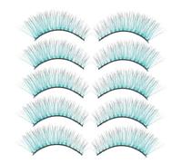 HAPINARY Colorate Set Ciglia Sfuse Striscia Di Ciglia Per Trucco 10 Pezzi Cosplay Leggere E Comode Da Indossare