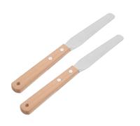 HAPINARY Coltelli per Argilla Polimerica 2 Pezzi Manico in Legno Ergonomico, Utensili per Scultura e Riparazione Opere d'Arte in Ceramica, Set Portatile per Modellazione e Miscelazione