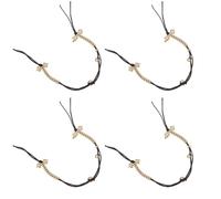 HAPINARY Contatore di Perline Buddista in Ottone Resistente Contaperline Manuale Portatile da Dito per Meditazione Preghiera e Cerimonie Religiose Set da 2 Pezzi Adatto a Uomini e Donne