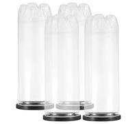 HAPINARY Contenitore Coperchio Pvc Palline Trasparente in Tennis e Nero, Set da 4 Pezzi, Resistente All'usura Pratico per Conservazione Sportiva