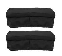 HAPINARY Copertura per Sedile Memory Foam per Knee Scooter e Knee Walker, 2 Pezzi in Poliestere Nero Ergonomici Contorni e Rivestimento Rimovibile, per Riabilitazione Ospedaliera