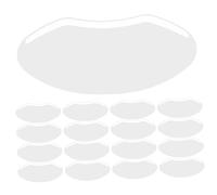 HAPINARY Coperture Per Viso in Plastica Trasparente Monouso Protezione Viso Per Parrucchiere E Barbiere Scudo Facciale Leggero E Comodo