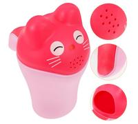 HAPINARY Coppa per Shampoo per Ragazzo Ragazza in Pp Rosa, Facile da Tenere e Riempire senza Aprire Coperchio, Design Cartone Adorabile per Lavaggio Chioma Sotto la Doccia