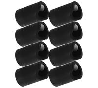 HAPINARY Copri Maniglia Porta in Silicone Copri Pomello Cilindrico 8 Pezzi Nero Protezione Anti-collisione Proof per Maniglia e Pomello e Mobili