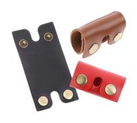 HAPINARY Copri Testina Rasoio Manuale 3 Pezzi in Pelle Composita Resistente Custodia Protettiva per Rasoi di Sicurezza da Uomo Portatile per Viaggi e Uso Quotidiano