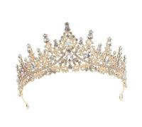 HAPINARY Copricapo Da Principessa Strass in Lega Di Zinco Barocca Per Matrimonio Compleanno Festa Abito Da Sera Abito Da Sposa Festa Nuziale Halloween Cosplay