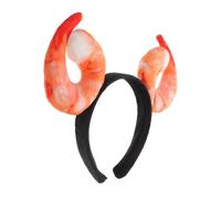 HAPINARY Copricapo Gambero Divertente per Feste Halloween Carnevale Accessorio Photobooth Cerchietto Leggero per Costume Adatto a Feste a Tema Marino Cosplay Servizi Fotografici