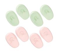 HAPINARY Copriorecchie in Silicone per Tintura Chioma, Tappi Auricolari Riutilizzabili, Set da 4 Paia, Protezione dal Calore, Comodi e Morbidi, per Uso Domestico Durante la Colorazione dei Chioma