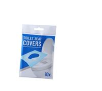 HAPINARY Copriwater Monouso 6 Confezioni Tappetini per Wc Idrosolubili Cuscini Sanitari in Polpa di Legno Accessori per Bagno Sicuri per Adulti e Ragazzo Ragazza