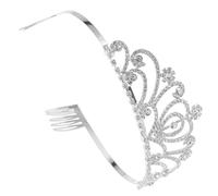 HAPINARY Corona Di Strass Per Sposa Fascia Per Capelli Con Cristalli Copricapo Lussuoso Per Cerimonia