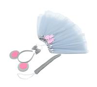 HAPINARY Costumi Cosplay Topo Con Orecchie Cravatta e Gonna Accessori Per Feste Halloween e Compleanni