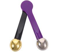 HAPINARY Cucchiaio Professionale Per Crema Occhi Applicatore Comodo Per Massaggio Oculare Strumento Per Massaggio Viso Riduce Gonfiori E Occhiaie Realizzato in Lega Di Zinco