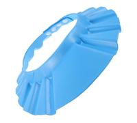 HAPINARY Cuffia da Bagno per Ragazzo Ragazza Blu in Eva Protezione Orecchie e Occhi, Design Delicato e Regolabile per Lavaggio Chioma e Doccia Sicura