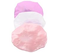 HAPINARY Cuffia Da Notte Morbida Per Bambini E Bambine 3 Pezzi in Raso Con Elastico Comoda Per Ricci Con Fiocco Per Baby Shower