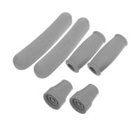 HAPINARY Cuscinetti in Gomma Per Stampelle Estremità Antiscivolo Per Bastoni Da Passeggio Tappi in Gomma Per Punta Di Ricambio Per Stampelle Con Braccio