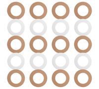 HAPINARY Cuscinetti Scaldacera in Carta Monouso, 20 Pezzi Design Seghettato Anti-goccia per Macchina Depilatoria, Accessori Professionali per Ceretta Pulita e Protettiva