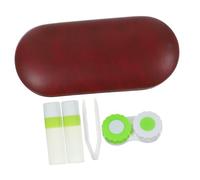 HAPINARY Custodia Per Occhiali Doppio Realizzata in Pu Di Contenitore Per Lenti Specchio Per Occhiali e Lenti Da Trasporto Compatto e Resistente