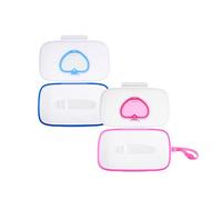 HAPINARY Custodia Per Salviette Riutilizzabili Leggera E Portatile Per Ragazzo Ragazza Realizzata in Polipropilene Resistente E Sano Da Appendere Alla Borsa Passeggino Durante I Viaggi