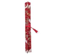 HAPINARY Custodia per Uncinetti Arrotolabile in Cotone-Poliestere Design Rotolante, Borsa Porta Accessori per Strumenti da Maglieria per Kit Fai-da-Te