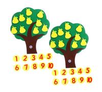 HAPINARY Di Pere in per Ragazzo Giocattolo Didattico Interattivo per L'apprendimento dei Numeri Set da 2 attività di Conteggio e Matematica Scuola