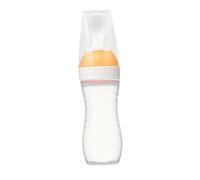 HAPINARY Dispenser Alimentare per Ragazzo Silicone con Cucchiaio per Pappe Misuratrice Antigoccia Pratico e Facile per Svezzamento e Uso