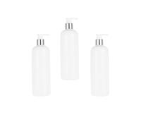 HAPINARY Dispenser Liquido 500 Ml Contenitore Ricaricabile Pompa Set Bottiglie Viaggio Per Shampoo Gel Doccia Sapone Liquido Trasparente