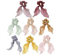HAPINARY Elastici Per Coda Di Cavallo 8 Pezzi Fascia Per Chioma Creativa Elastici in Gomma Per Donna Accessori Per Chioma Moderni Facili Da Indossare