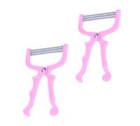 HAPINARY Epilatore Manuale per Viso Donna 2 Pezzi Filo per Rimozione Rapida Peli Delicato sulla Pelle in Abs e Acciaio Inossidabile per Uso Pratico Quotidiano