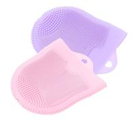 HAPINARY Esfoliante Per Viso in Silicone 2 Pezzi Spazzola Per Pulizia Del Viso E Rimozione Del Trucco Diversi Punti Salienti Per Diversi Bisogni Di Pulizia