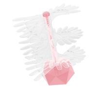 HAPINARY Espositore a Spirale per Unghie Trasparenti, Set da 60 Bastoncini Campione, Supporto Portatile per Esercitazioni Nail Art Professionale per Saloni e Uso Domestico