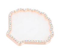 HAPINARY Espositore Per Nail Art Piatto Per Miscelazione Colori Tavolozza Per Manicure Vassoio Porta Unghie Per Artisti Studenti E Collezionisti