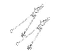 HAPINARY Estensore per Catena A Maglie Regolabile in Metallo Fermaglio per Collane E Braccialetti Accessori per Creazione di Gioielli Artigianali