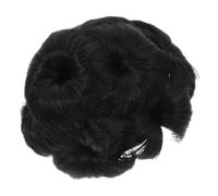 HAPINARY Extension Per Chignon Parrucca A Ciambella Nera Naturale Fermagli Per Facili Da Usare Per Feste Di Matrimonio