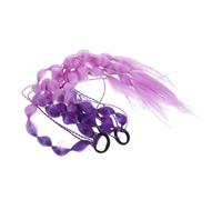 HAPINARY Extension Per Chioma Colorati Per Bambini 2 Pezzi A Bolle Coda Di Cavallo Intrecciata Accessori Per Chioma Per Feste Eventi Musicali E Uso Quotidiano