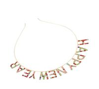 HAPINARY Fascia con Fashion Happy Year per Decorazione Colorata Accessorio Party e Resistente