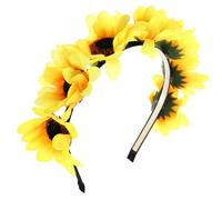 HAPINARY Fascia Floreale Copricapo Sposa Ghirlanda Fiori Hawaiano Chioma Simulazione Accessorio Per Festa Festival Foto Props Compleanno